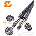 Zhejiang Zhoushan Conical Twin Screw Barrel per tubo in PVC